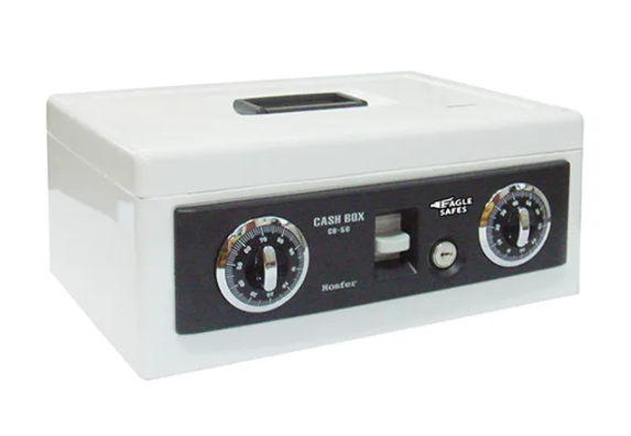  Skip to the end of the images gallery  Skip to the beginning of the images gallery Eagle Safes Cash Box SC-300 - WHITE 