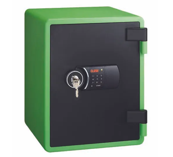 Eagle Safes Fire Resistant Safe (YESM-031DK) - GREEN - Digital Lock + Key Lock