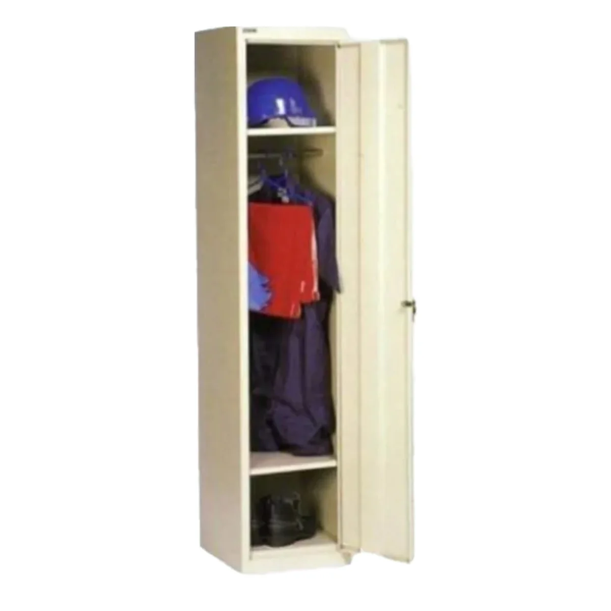 HADID LOCKER , 180x37.5x46 CM, SINGLE DOOR , OFF-WHITE