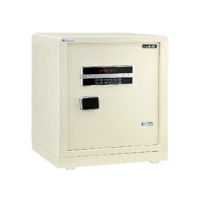 Rubik – Large Safe Box with Dual Security Safety Locker, Off White