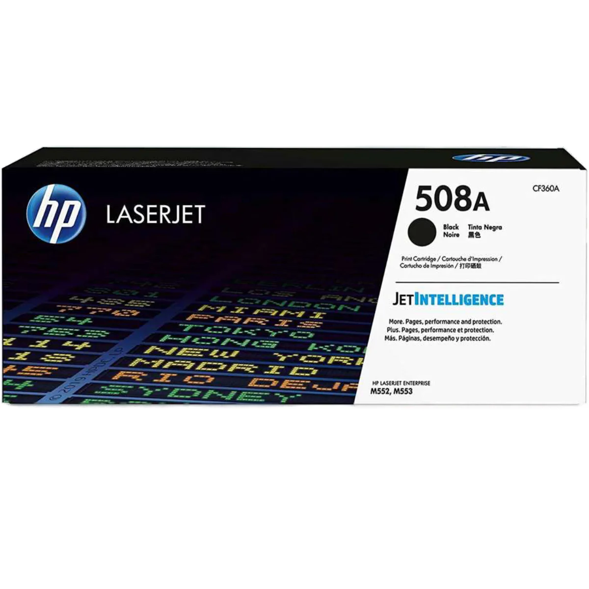 HP 508X Black Toner Cartridge - CF360X