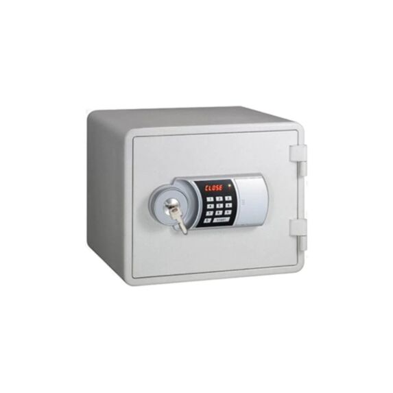 Eagle YES-M020K Fire Resistant Safe, Digital And Key Lock (White)