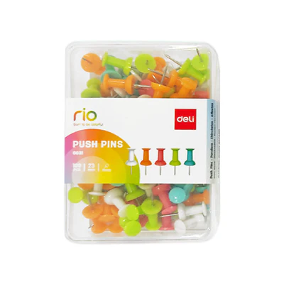deli Colored Paper Clips, 29mm, 100/pack, Assorted Colors