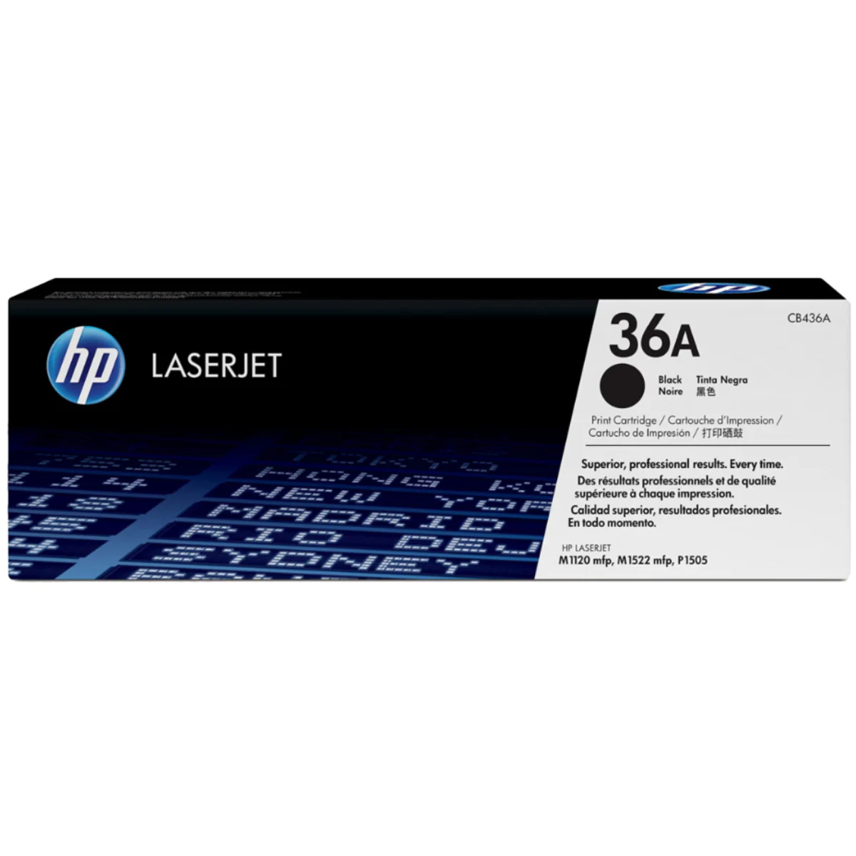 HP 36A Black Toner Cartridge - CB436A