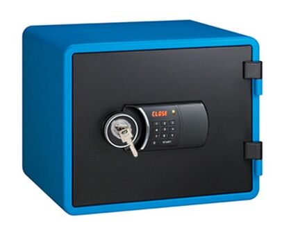 Eagle YES-M020K Fire Resistant Safe, Digital and Key Lock (Blue)