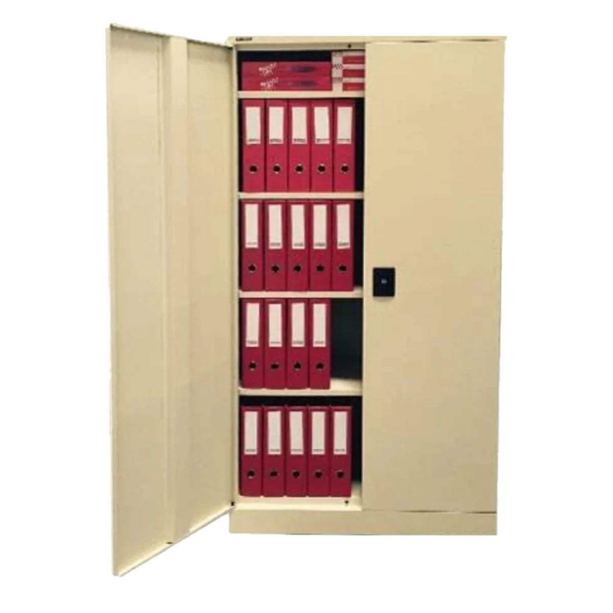 HADID STEEL CUPBOARD , 4 SHELVES, BEIGE 