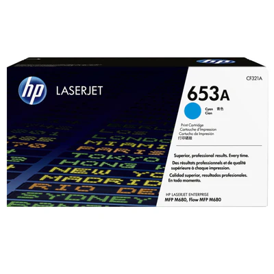 HP 653A Cyan Toner Cartridge - CF321A