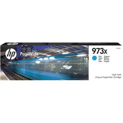 HP 973X Cyan High Yield Ink Cartridge - F6T81AE